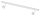 Handlauf, montagefertig, aus Rohr 42,4mm, L: 1,2m, mit 2 Handlaufhalter 50500-240, verschweißt, V2A