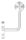 Handlauf, montagefertig, aus Rohr 42,4mm, L: 1,8m, mit 3 Handlaufhalter 50500-240, verschweißt, V2A