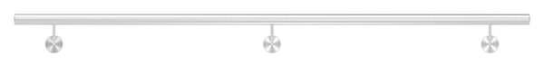 Handlauf, montagefertig, aus Rohr 42,4mm, L: 2000mm, mit 3 Handlaufhalter 50500-240, verschweißt, V2A