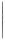 Anfangsstab 25x25mm, H: 1200mm, 1x Zierteil außermittig