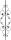 Zierstab 12x12mm, gerillt, Barock, H: 900mm, Schnecken mit Blatt, 1x gedreht