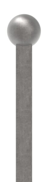 Zaunstab 12x12mm, H: 1000mm, Kugel 25mm, aus einem...