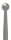 Zaunstab Ø 12mm, H: 1200mm, Kugel 19mm, konisch zulaufend, mit dünnem Hals, Kugel angeschmiedet