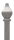 Zaunstab 12x12mm, H: 1200mm, Zierspitze