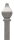Zaunstab 12x12mm, H: 1000mm, Zierspitze