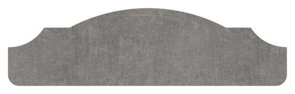 Handlauf S235JR, 50x14mm, gewölbt, L: 3000mm