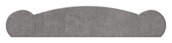 Handlauf 40x8mm, gewölbt, L: 3000mm