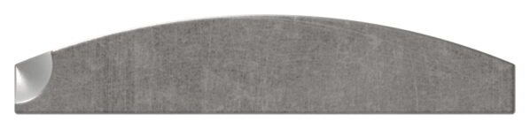 Flacheisen S235JR, 40x8mm, gewölbt, Kanten gehämmert, warmgewalzt, L: 3000mm