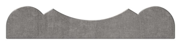 Handlauf S235JR, 40x8mm, profiliert, warmgewalzt, L: 3000mm