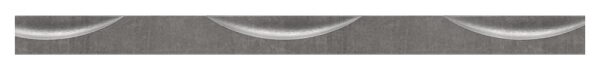 Flacheisen S235JR, 50x5mm, Kanten gehämmert, L: 3000mm