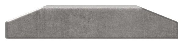 Flacheisen 40x8mm, gewellt und Kanten gehämmert, L: 3000mm