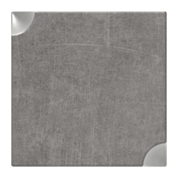 Vierkant S235JR, 20x20mm, alle 4 Kanten gehämmert,...