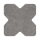 Vierkant S235JR, 12x12mm, 4-fach gerillt, L: 3300mm, warmgewalzt
