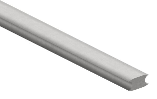 Flacheisen S235JR, 16x8mm, Stirnseite gerillt, L: 3300mm, warmgewalzt
