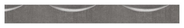 Flacheisen S235JR, 60x8mm, Kanten gehämmert, L: 3000mm