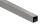 Quadratrohr S235JR, 30x30x2,5mm, gehämmert, L: 3000mm