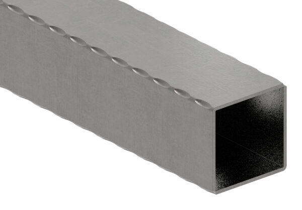 Quadratrohr S235JR, 60x60x2,5mm, gehämmert, L: 3000mm