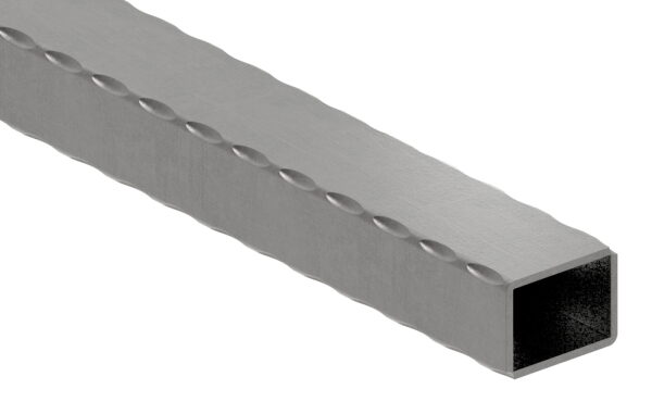 Rechteckrohr S235JR, 40x30x2,5mm, gehämmert, L: 3000mm