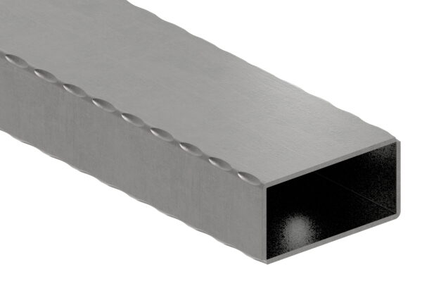 Rechteckrohr S235JR, 80x40x2,5mm, gehämmert, L: 6000mm