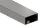 Rechteckrohr S235JR, 80x40x2,5mm, gehämmert, L: 6000mm