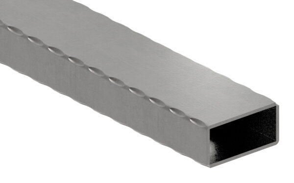 Rechteckrohr S235JR, 60x30x2,5mm, gehämmert, L: 3000mm