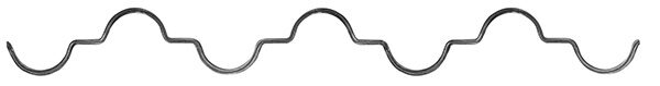 Ziergitterstange gerundet S235JR, 16x8mm, glatt, B: 31mm,...