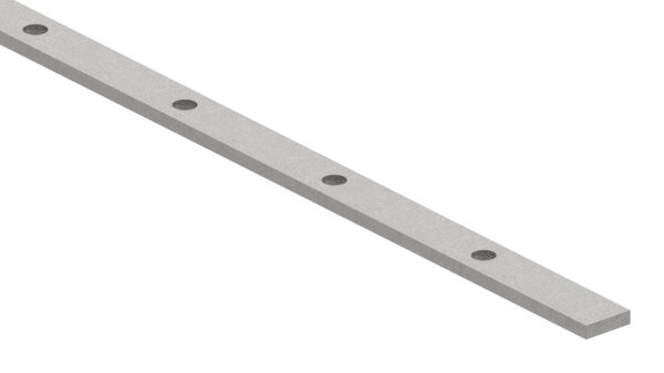 Lochleiste S235JR, 30x8mm, Lochung 13mm, Lochabstand Mitte-Mitte Loch 120mm, Anzahl: Lochungen 24, L: 3000mm