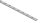 Lochleiste S235JR, 25x8mm, Lochung 13mm, Lochabstand Mitte-Mitte Loch 60mm, Anzahl: Lochungen 49, L: 3000mm