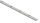 Lochleiste S235JR, 25x8mm, Lochung 13mm, Lochabstand Mitte-Mitte Loch 120mm, Anzahl: Lochungen 24, L: 3000mm