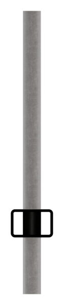 Rechteckrohr S235JR, 30x20x2mm, Löcher für Ø 13mm mit Abstand Mitte-Mitte 125mm, L: 3000mm
