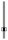 Rechteckrohr S235JR, 30x20x2mm, Löcher für Ø 13mm mit Abstand Mitte-Mitte 125mm, L: 3000mm