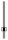 Rechteckrohr S235JR, 30x20x2mm, Löcher für Ø 13mm mit Abstand Mitte-Mitte 120mm, mit 24 Löcher, L: 3000mm