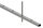 Rechteckrohr S235JR, 30x20x2mm, Löcher für Ø 13mm mit Abstand Mitte-Mitte 132mm, mit 23 Bohrungen, L: 3000mm