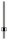 Rechteckrohr S235JR, 30x20x2mm, Löcher für Ø 13mm mit Abstand Mitte-Mitte 132mm, mit 23 Bohrungen, L: 3000mm