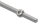 Lochleiste S235JR, 16x16mm, Spießkant-Lochung 16x16mm, Lochabstand Mitte-Mitte Loch 150mm, Anzahl: Lochungen 13, L: 2000mm
