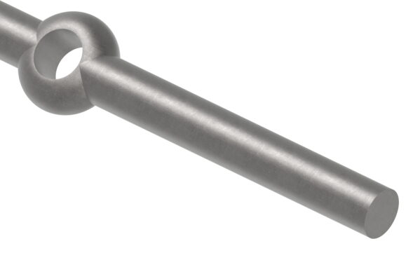 Lochleiste S235JR, Ø 25mm, Lochung 25mm, Lochabstand Mitte-Mitte Loch 180mm, Anzahl: Lochungen 10, L: 2000mm