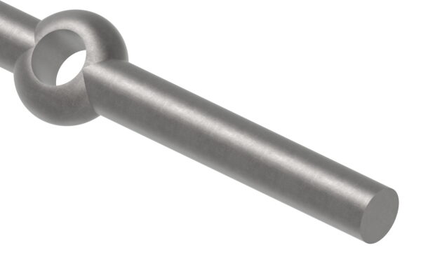 Lochleiste S235JR, Ø 30mm, Lochung 30mm, Lochabstand Mitte-Mitte Loch 200mm, Anzahl: Lochungen 9, L: 2000mm