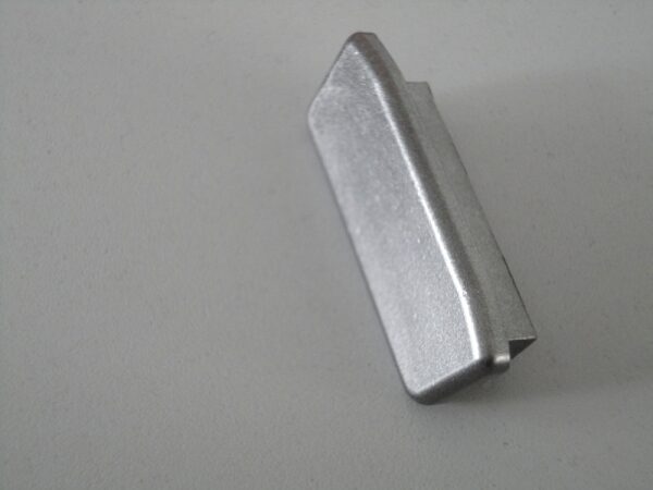 Endkappe für Kunststoffhandlauf für 40x8mm, graualuminium