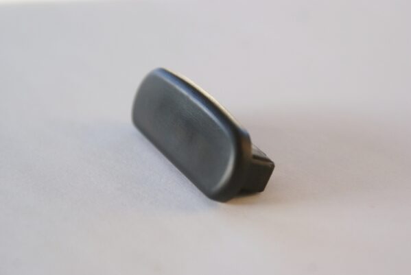 Endkappe für Kunststoffhandlauf für 40x8mm, schwarz