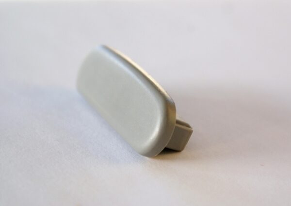 Endkappe für Kunststoffhandlauf für 40x8mm, verkehrsgrau