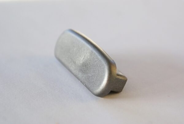 Endkappe für Kunststoffhandlauf für 40x8mm, graualuminium