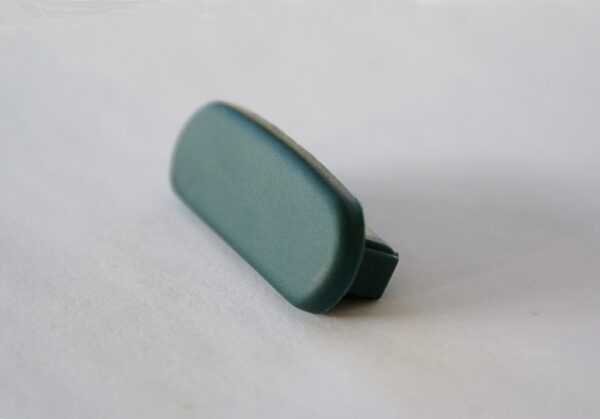 Endkappe für Kunststoffhandlauf für 40x8mm, blaugrün