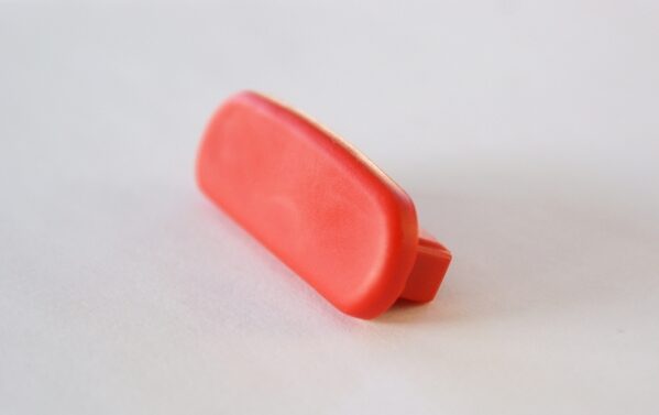 Endkappe für Kunststoffhandlauf für 40x8mm, marsrot