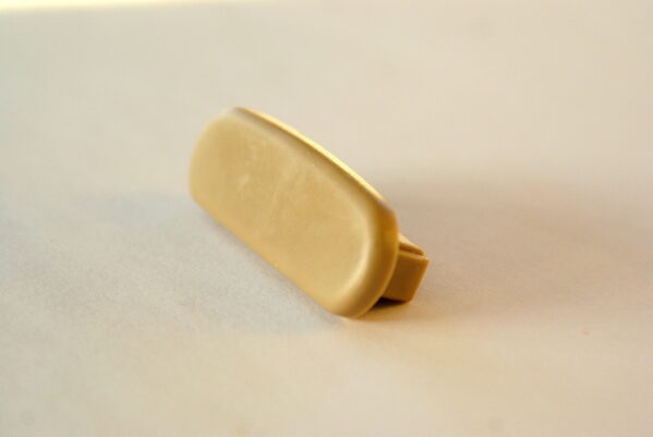 Endkappe für Kunststoffhandlauf für 40x8mm, sandbeige
