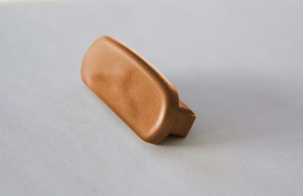 Endkappe für Kunststoffhandlauf für 40x8mm, kupfer