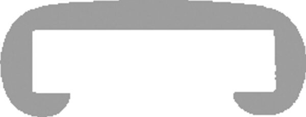 Kunststoffhandlauf für 30x8mm, anthrazitgrau, Rolle à 25m