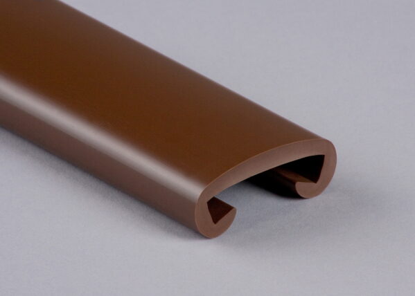 Kunststoffhandlauf für 40x8mm, tiefbraun, Rolle...