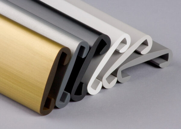 Kunststoffhandlauf für 50x8mm, gold, Rolle à 25m