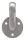 Handlaufträger mit Ronde 80x6mm für Ø 25mm Rundmaterial