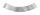 Handlaufanschlussplatte S235JR, Rohranschluss Ø 42,4 - 48,3mm, 64x24x4mm